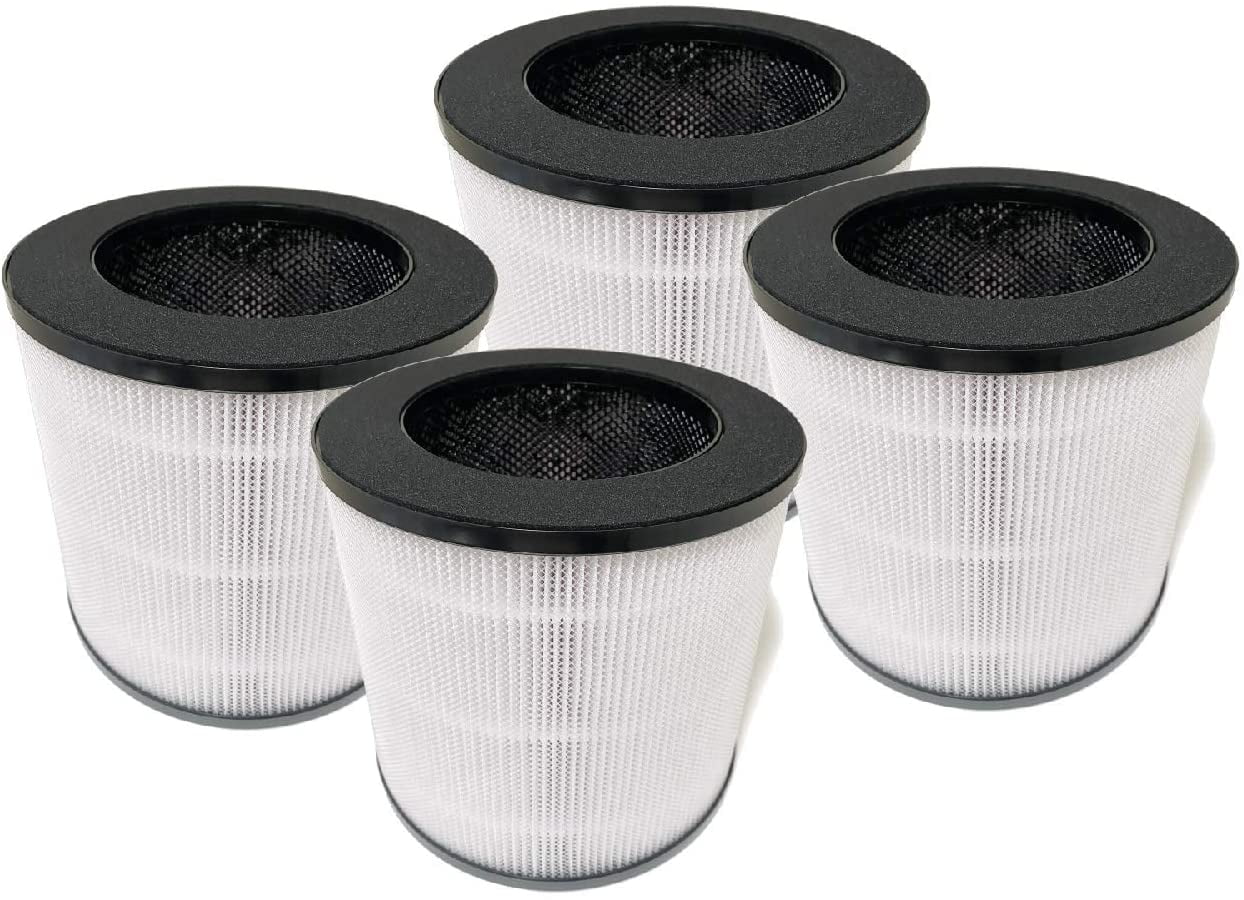 True HEPA Replacement Filter Compatible with MA-14 Air Purifier MA-14R MA-14R-B1 MA-14R-W1. 4 Packs