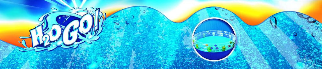 H2ogo! Deep Dive 3-Ring Clear Outdoor Pool for Children Age 2+