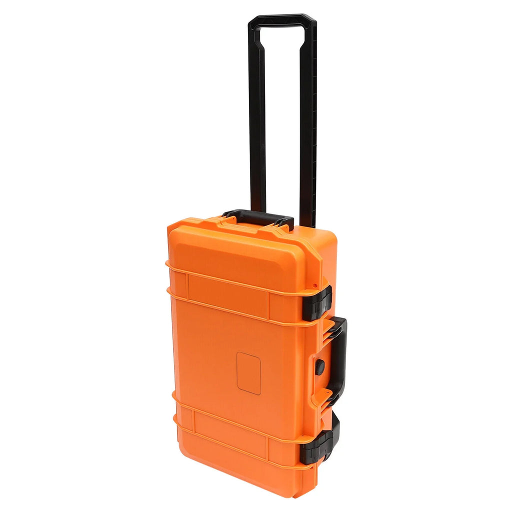 Miumaeov Hard Case with Foam Camera Case 22" Portable Foam Case IP67 Waterproof Box Protective Digital Camera Case Portable Tool Box with Wheels and Retractable Pull Handle