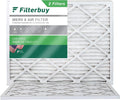 Filterbuy 21.5x23x1 MERV 8 Pleated HVAC AC Furnace Air Filters (2-Pack)