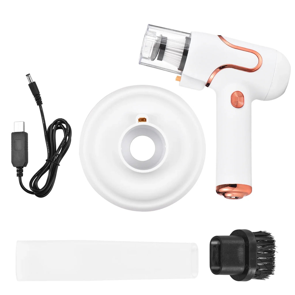 Anself Bed Mattress Cleaner Handdeld Lamp Strong Suction 8000 Timesmin for Carpets Sofa Couch Mint Pet Hair Dust Removal Deep Cleaning Machine