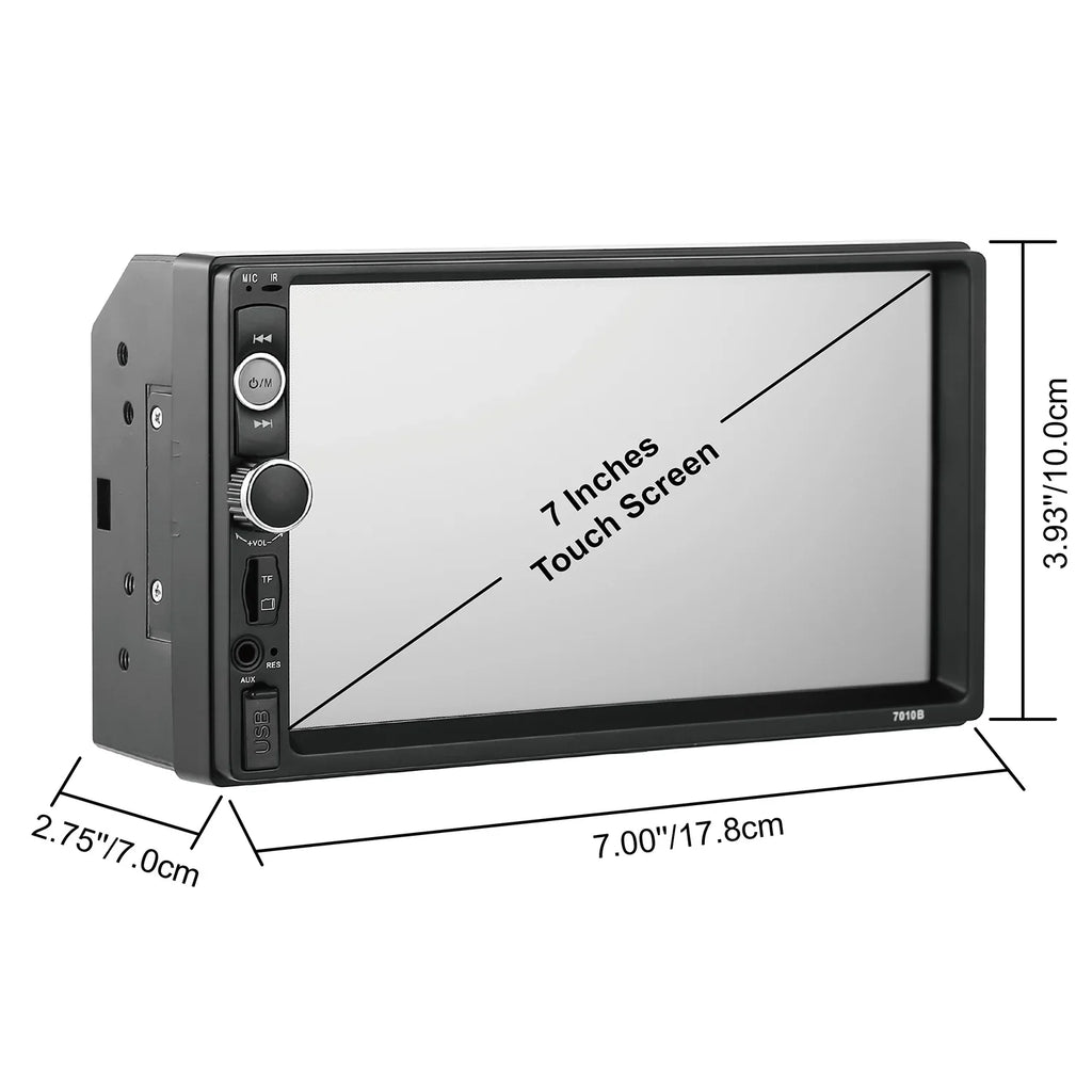 New 7" Car MP5 Radio, iMounTEK HD Touch Screen Car Multimedia Player, FM AUX USB TF Input, with Backup Camera