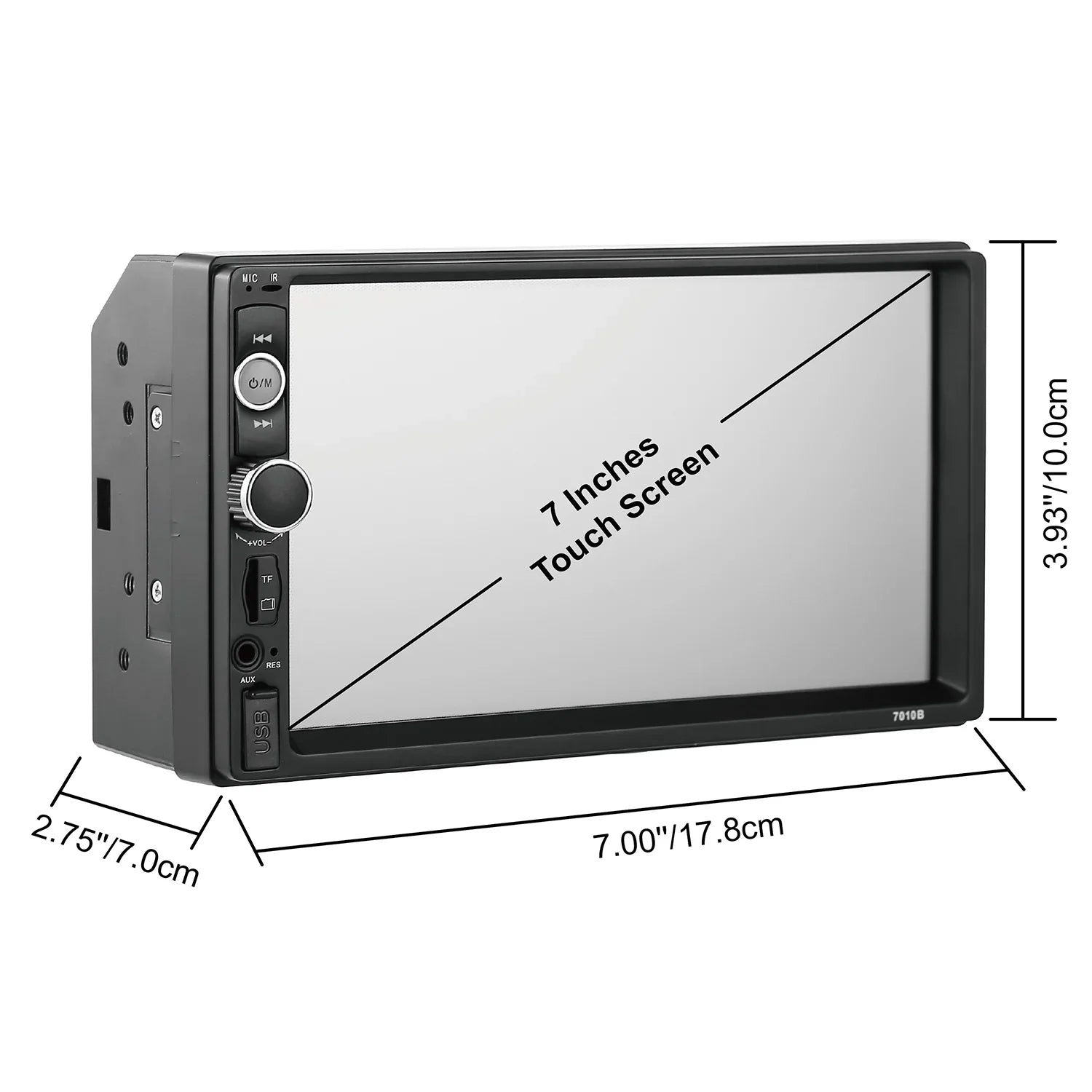 New 7" Car MP5 Radio, iMounTEK HD Touch Screen Car Multimedia Player, FM AUX USB TF Input, with Backup Camera