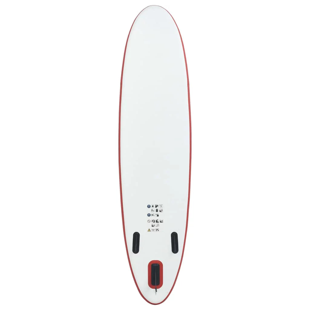 Suzicca Paddle Board Set Surfboard InfLatitudeable Red and White