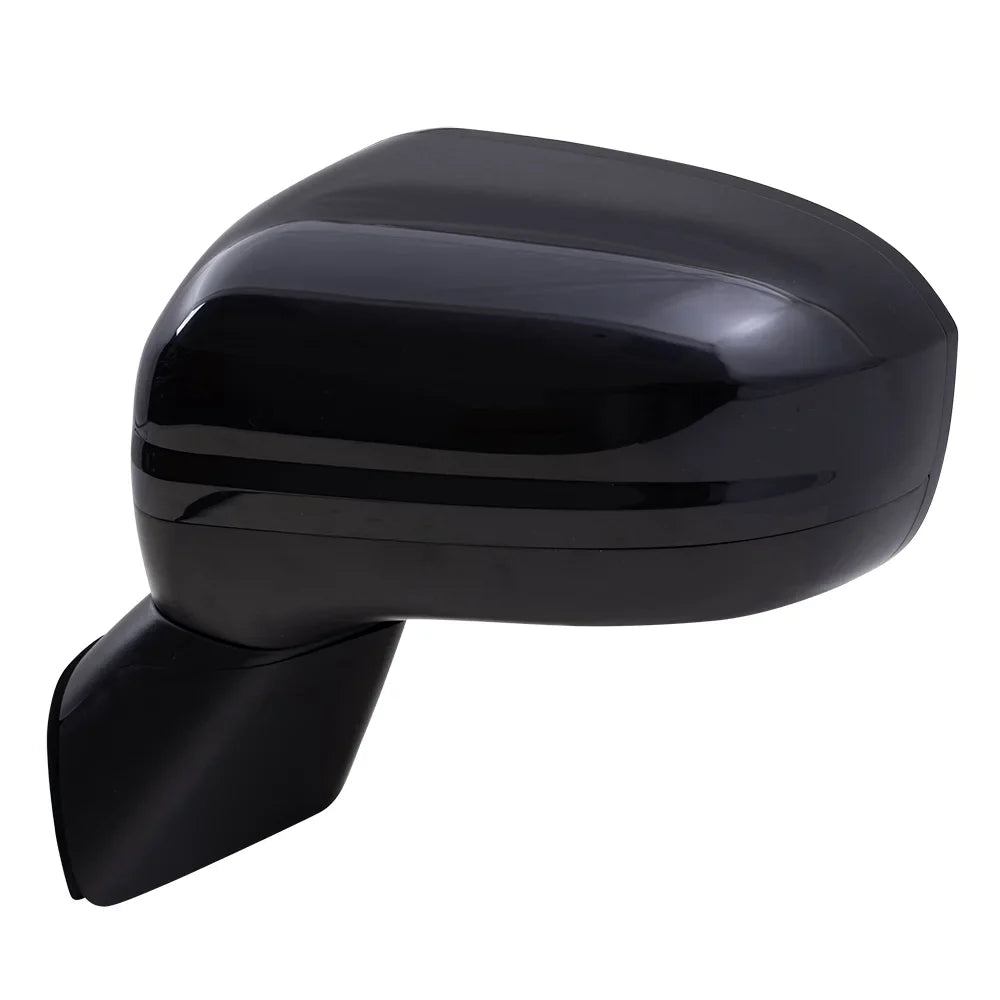 Brock Aftermarket Replacement Driver Left Passenger Right Power Mirror Without Heat-Camera Paint To Match Black Set Compatible With 2014-2015 Honda Civic