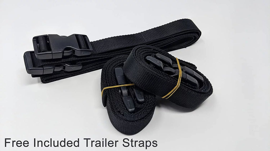 Custom Fit Weatherproof Jet Ski Covers Full for Yamaha Waverunner FX Cruiser/HO/SHO/FX HO 2007-2008 - Gray/Black - Trailerable - All Weather - Rain & Sun - Free Trailer Straps & Bag