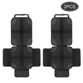 2Pack Car Seat Protector Protect Child Seats with Thickest Padding and Non-Slip Backing Mesh Pockets for Baby and Pet
