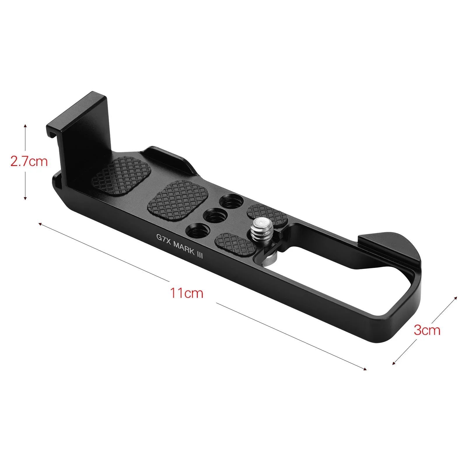 Suzicca Camera Quick Release L Mount PLatitudee with Cold Shoe 1/4 3/8 Threaded Holes Wrenches Replacement for  G7X Mark III Camera Accessories