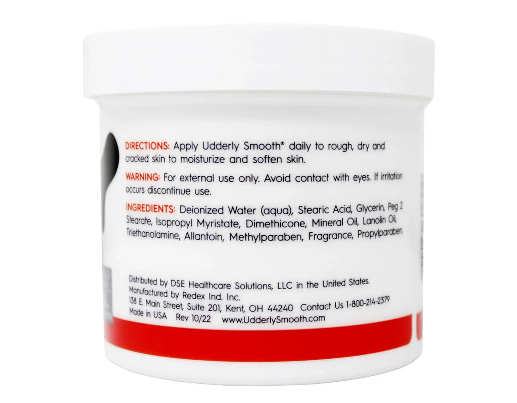 4 Pack - Udderly Smooth Body Cream Skin Moisturizer Original Formula for Rough Dry Skin, 10 Ounce