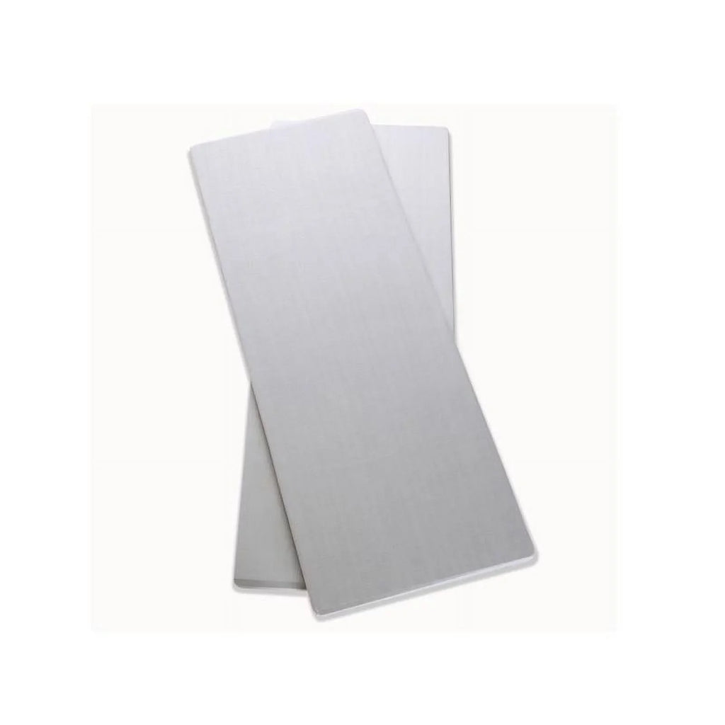 Bowery Hill Transitional Fabric 2" King Bunkie Board in White