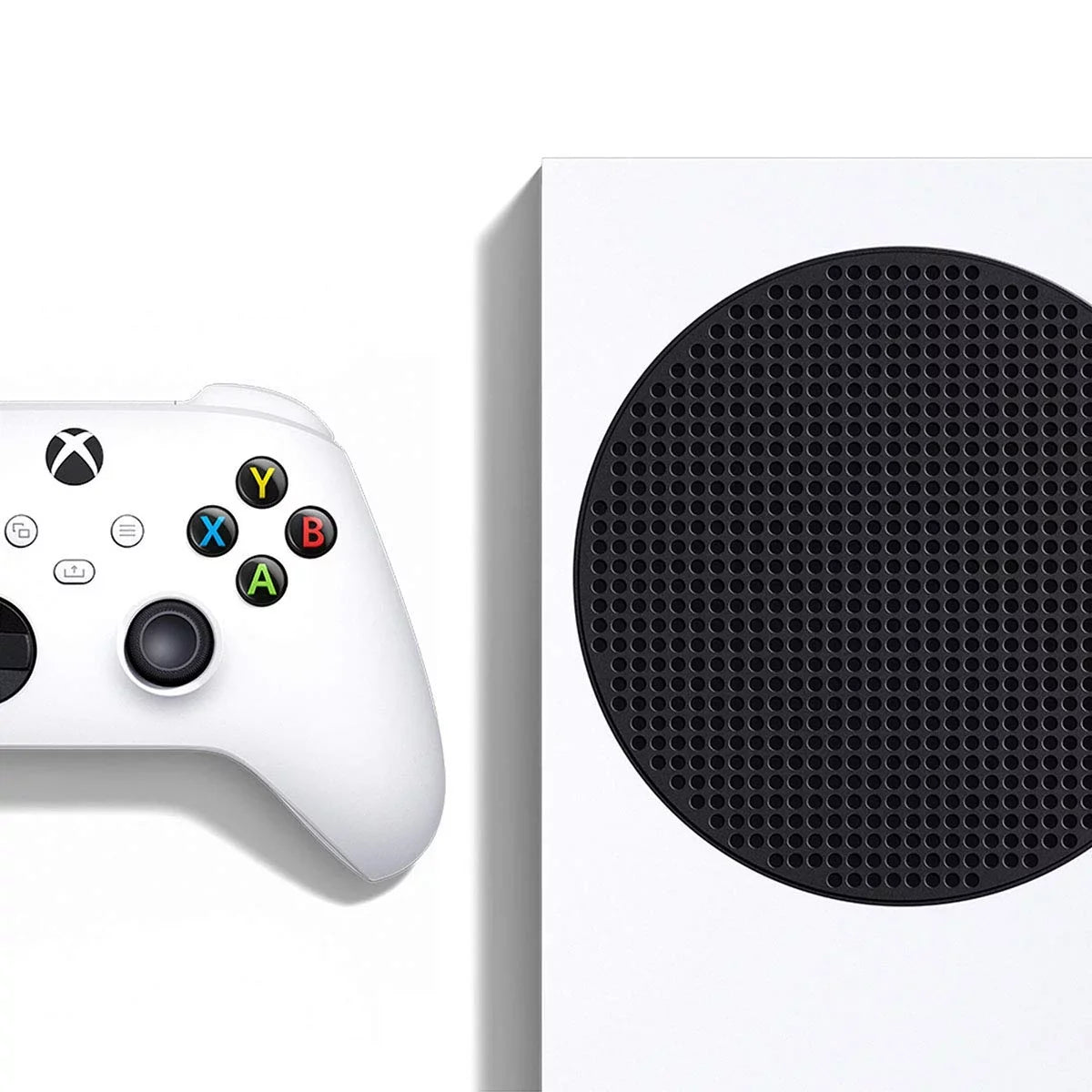 Xbox Series S 512GB SSD All-Digital Console (Disc-free Gaming), Wireless Controller, HDR(High Dynamic Range), Up to 120 FPS, 1440p Gaming Resolution, AMD FreeSync