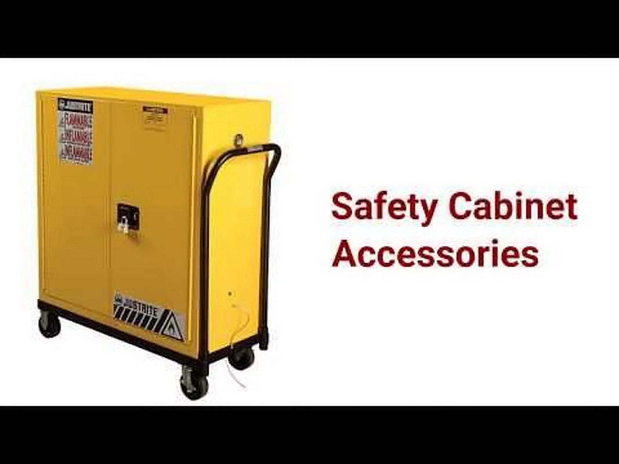 Justrite Yellow Countertop & Compact Cabinets, Manual-Closing Cabinet, 4 Gallon - 1 EA (400-890400)