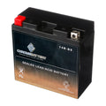 Chrome Battery Yt14b-bs (14b-bs 12 Volts,12 Ah, 135 Cca) Motorcycle Battery for Hyosung Gv650, Se Year (09-13)