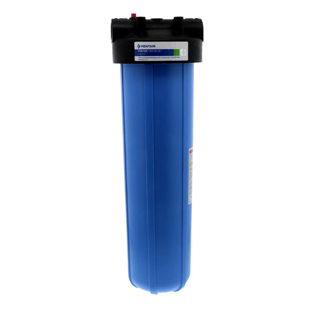 Pentair/Pentek Filter Housing,23" H,7 3/8" Dia,Blue  150467-75