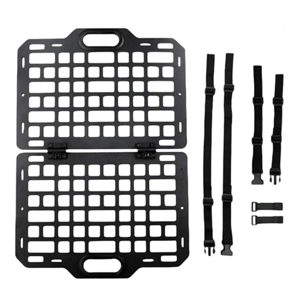 BAOSITY Auto Seat Back Organizer Modular Storage Molle Panel Car Seatback Hanging PLatitudee Auto Seat Panel for Automotive Truck Parts