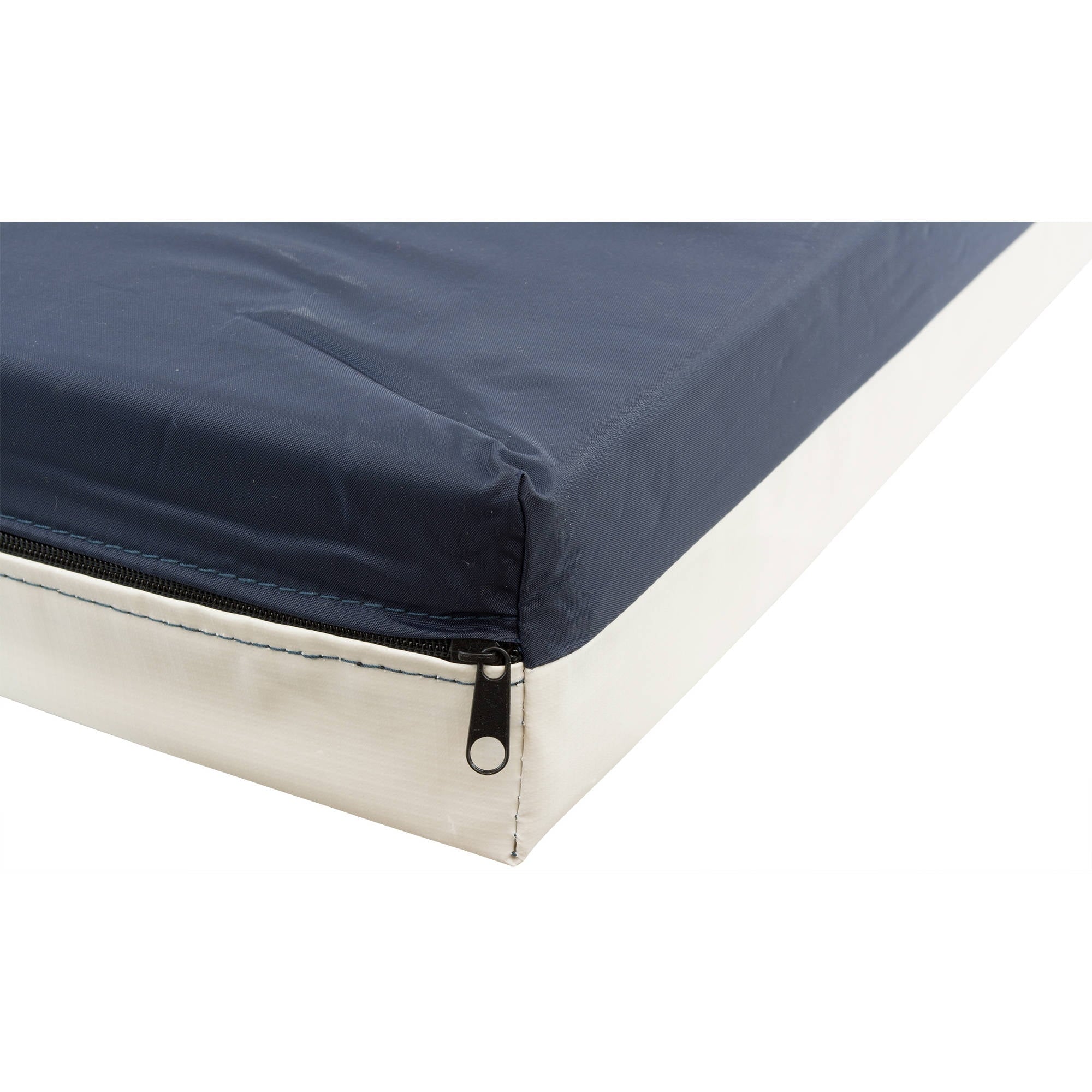 Roscoe Foam Wheelchair Cushion with Nylon Cover for Pain Relief (20'' x 18'' x 3'') Navy/Gray