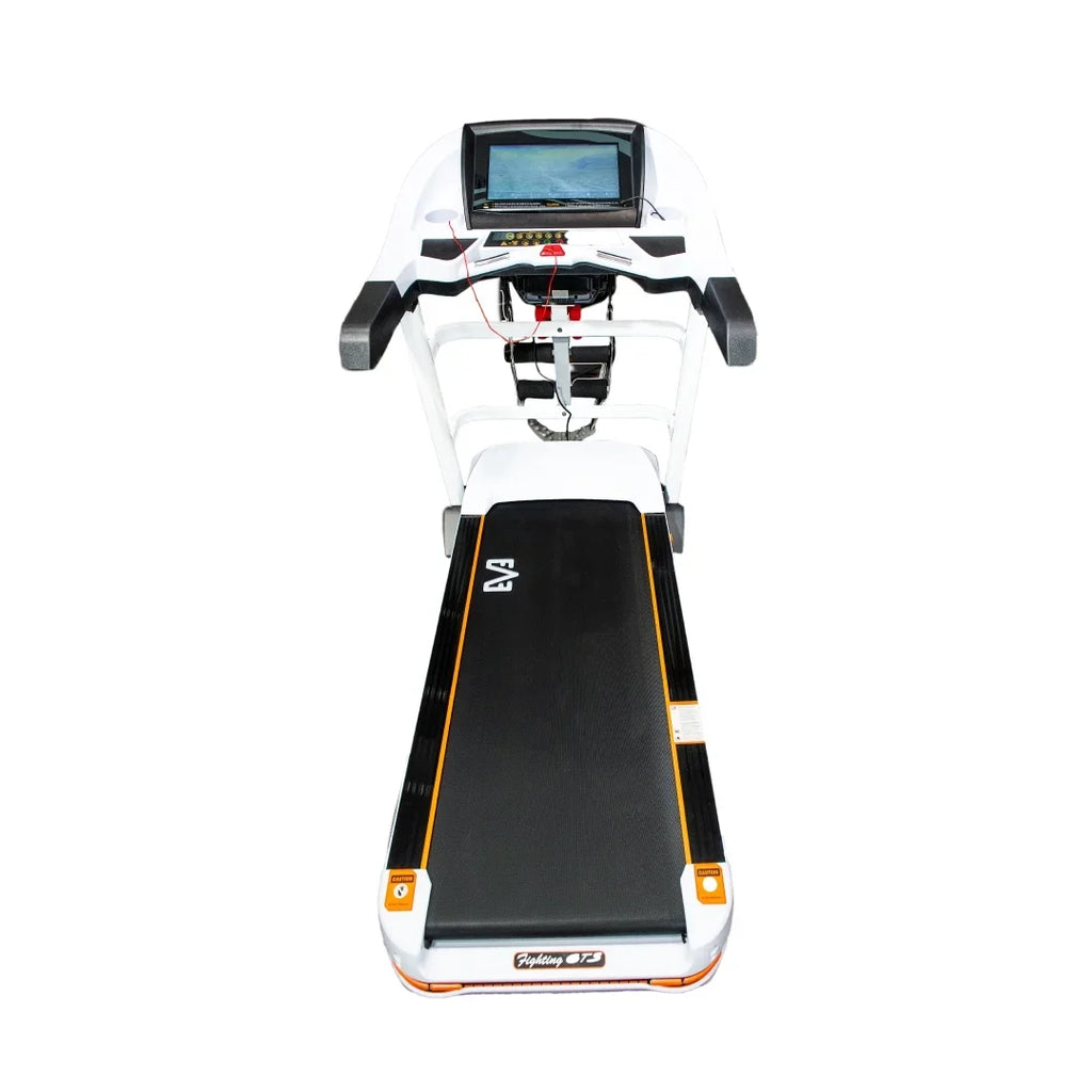 World Best Folding Treadmill by FULLAFITT, 4.5, Massage Belt, Wide LED Monitor, Bluetooth, Speakers, Preset Programs, Pulse Grip, Pressure Free Running Board