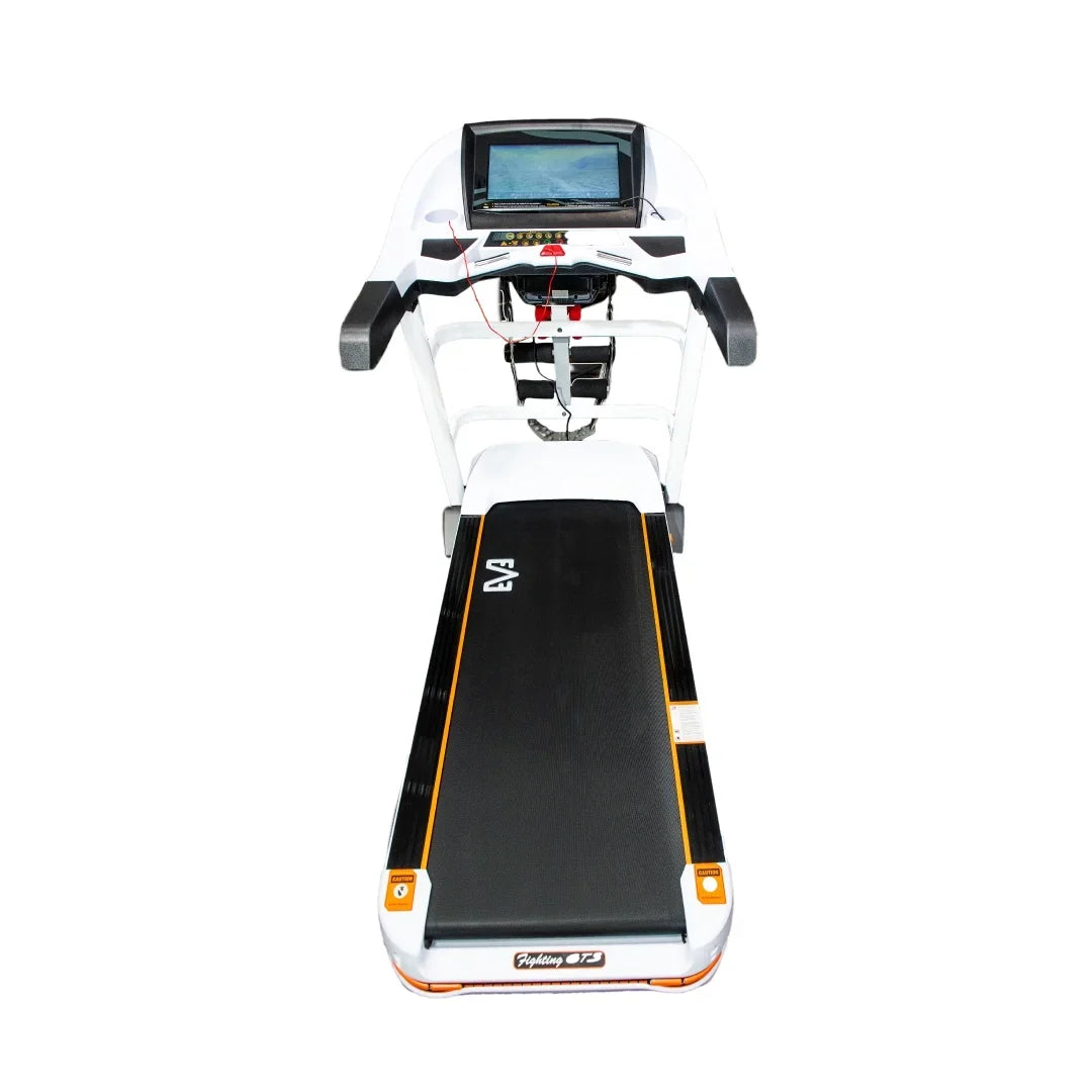 World Best Folding Treadmill by FULLAFITT, 4.5, Massage Belt, Wide LED Monitor, Bluetooth, Speakers, Preset Programs, Pulse Grip, Pressure Free Running Board
