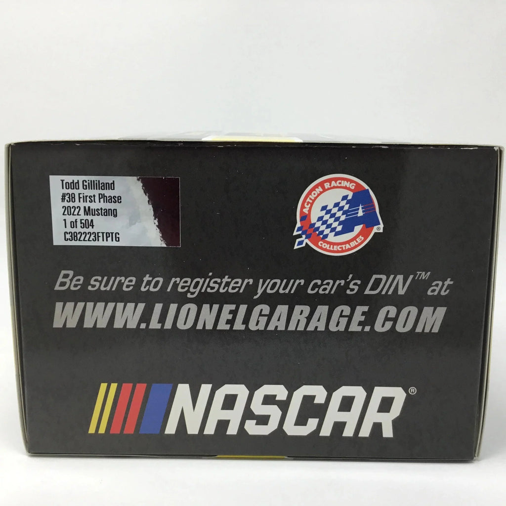 Action Racing Todd Gilliland 2022 #38 First Phase 1:24 Regular Paint Die-Cast Ford Mustang