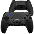 Black ModdedZone Extreme Modded Controller + Anti Recoil 2 Remap Buttons & Interchangeable Thumbsticks & Hair Triggers, Tactical Buttons Compatible with PS5 Custom Controller PC FPS