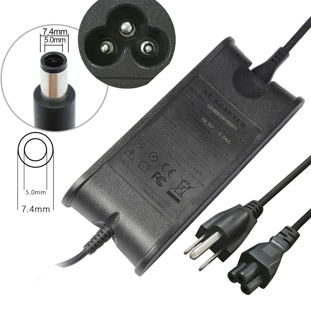 Lot 10 for  65W 19.5V AC Adapter Charger Laptop 9RN2C 9T215 5U092 6T Big Tip