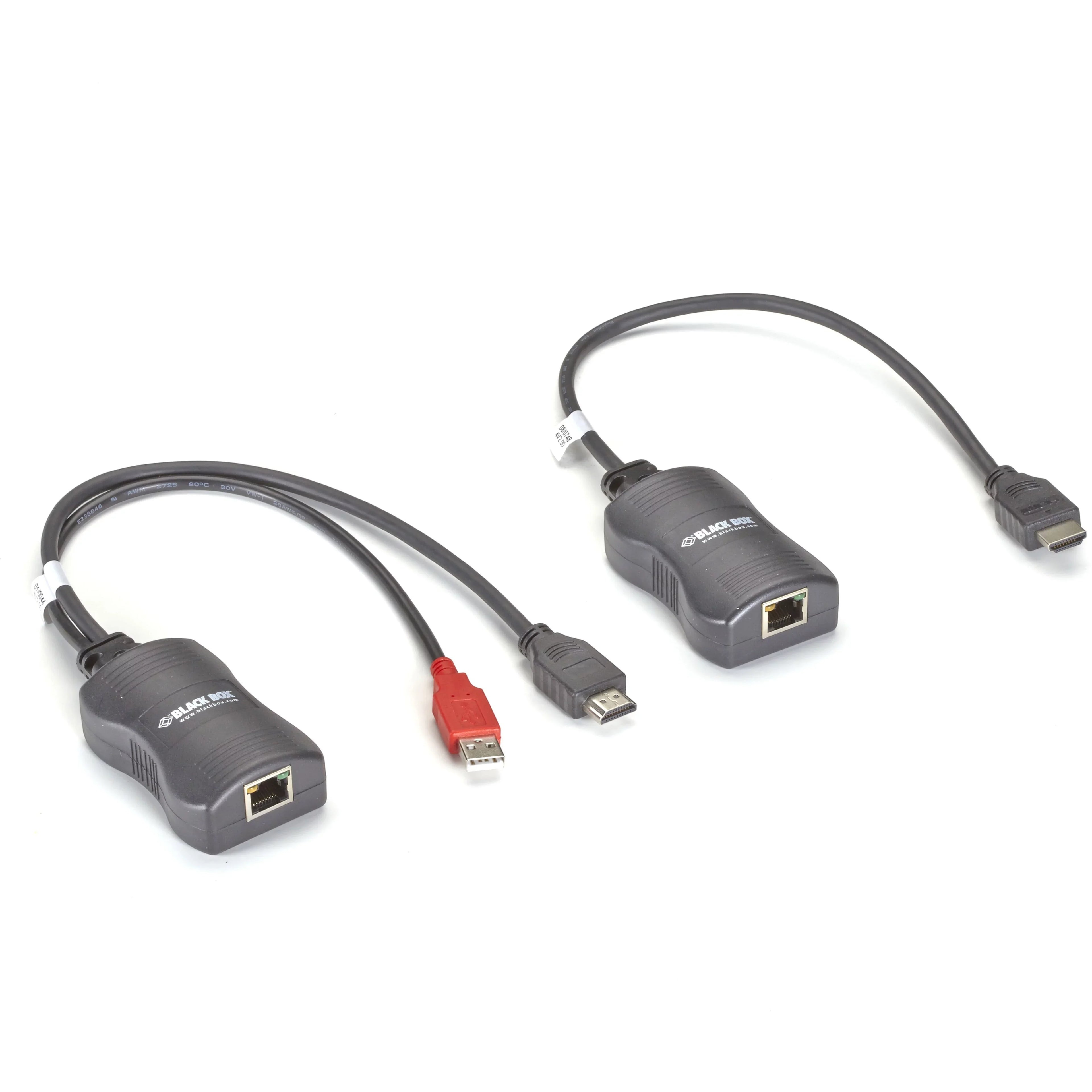 Black Box Line-Powered Extender Kit, HDMI Over CATx