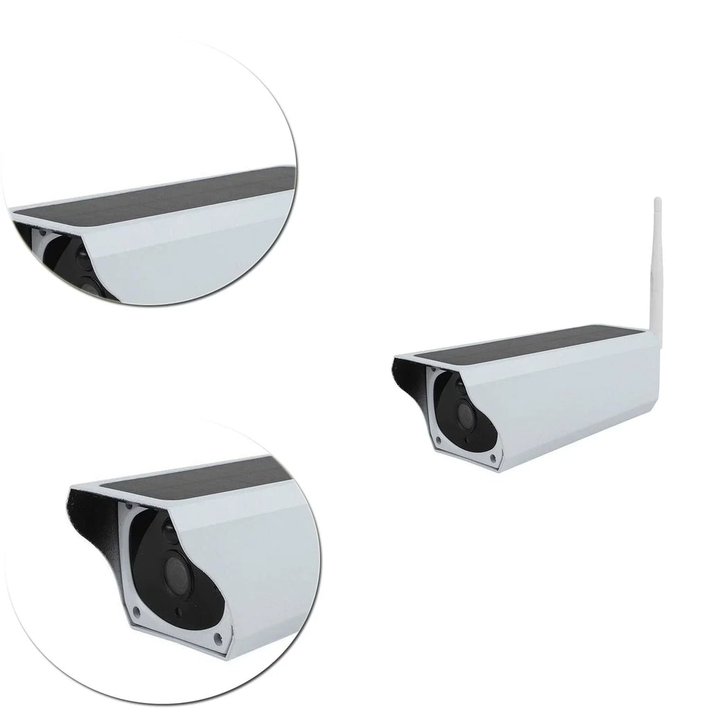 2.0 MP1080P Outdoor Wireless Solar Battery Powe Bullet Security IP Camera with IP67 Waterproof, Advanced Day and Night Vision, PIR Motion Detection