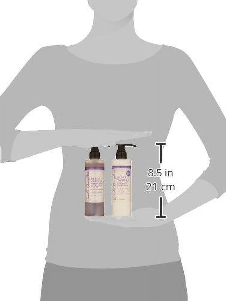 Carol?s Daughter Black Vanilla Moisture & Shine Shampoo and Conditioner Set For Dry Hair and Dull Hair, Sulfate Free Shampoo and Hydrating Hair Conditioner (Packaging May Vary)