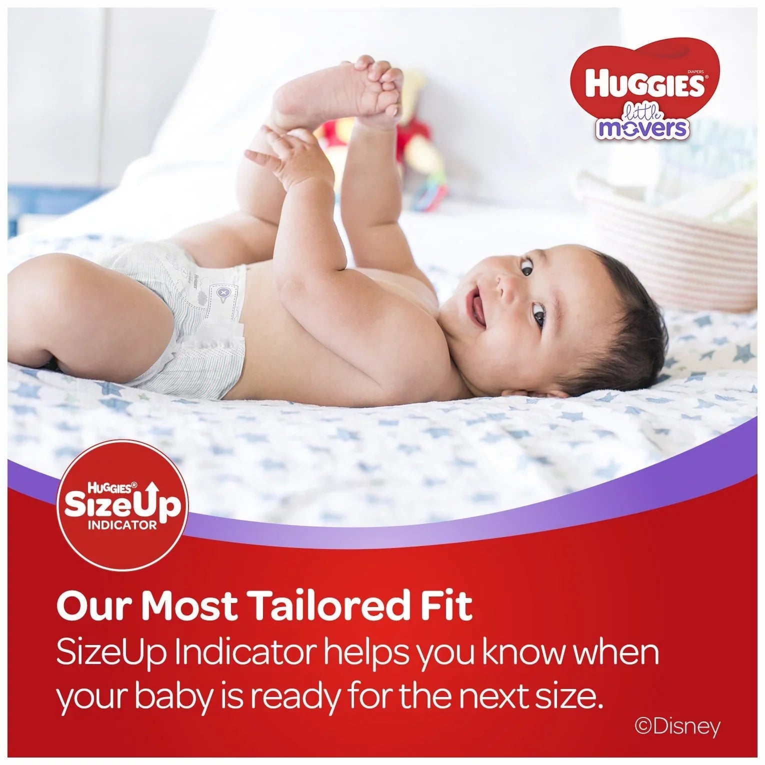 Huggies Little Movers Baby Diapers, Size 4, 104 Ct, Giant Pack