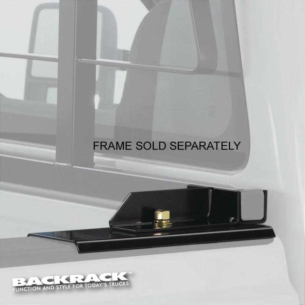 BACKRACK by RealTruck | Hardware Kit for use w/ Standard Bed, Black, No Drill | 30118 | Compatible with 2008-2019 Toyota Tundra