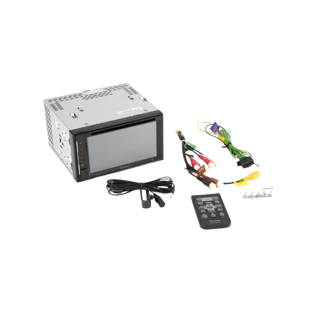KIT4971 Bundle for 2002-2005 Volkswagen Jetta GLI W/ Pioneer AVH-241EX Double DIN Car Stereo with Bluetooth/Backup Camera/InstalLatitudeion Kit/in-Dash DVD/CD AM/FM 6.2" Touchdisplay Digital Media Receiver