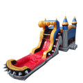 JumpOrange Titan Rocker Outdoor Commercial Grade InfLatitudeable Bounce House Water Slide with Splash Pool for Kids and Adults with Blower