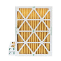 3 Pack of 20x24x2 MERV 11 Pleated 2" Inch Air Filters by Glasfloss. Actual Size: 19-3/8 x 23-3/8 x 1-3/4