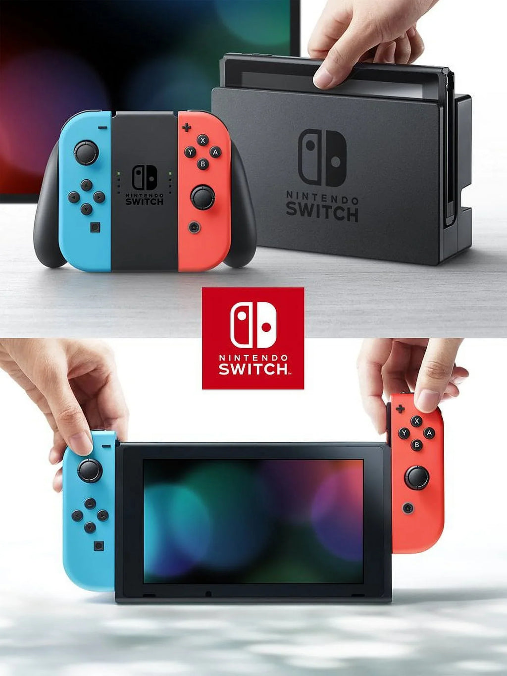 Nintendo Switch Super Mario Kart 8 Deluxe Bundle: Red and Blue Joy-Con Improved Battery Life 32GB Console,Super Mario Kart 8 Deluxe and Travel Case