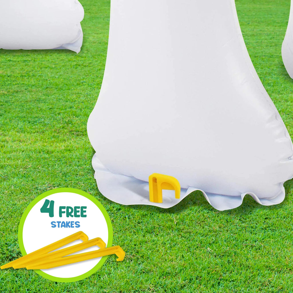 Irene InfLatitudeable Unicorn Yard Sprinkler, Unicorn Lawn Sprinkler for Kids (63 Inch Tall)