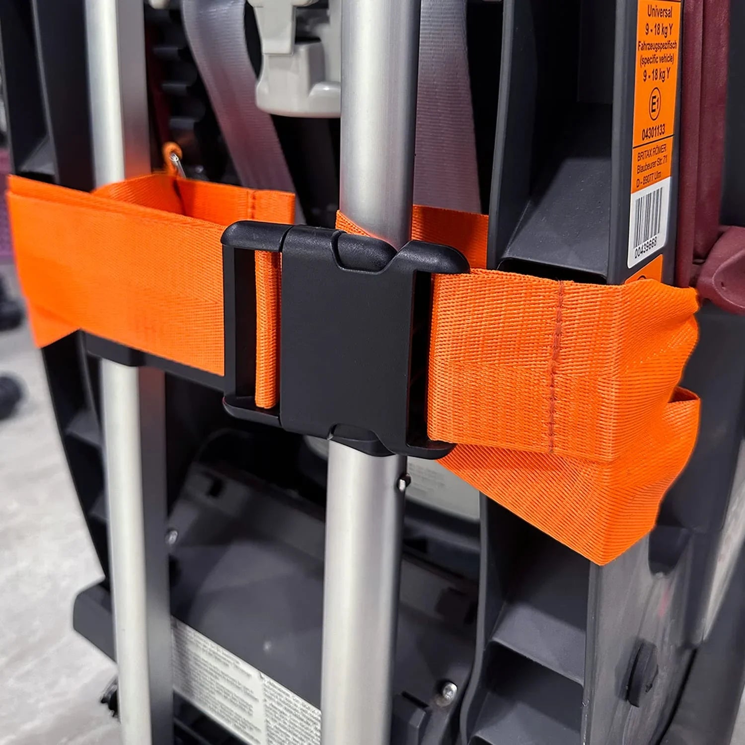 Car Seat Travel Cart for Airport-Carseat Roller for Traveling,Extendable Base PLatitudee,Foldable, storable,and stowable Under Your Airplane seat or Over Head Compartment.