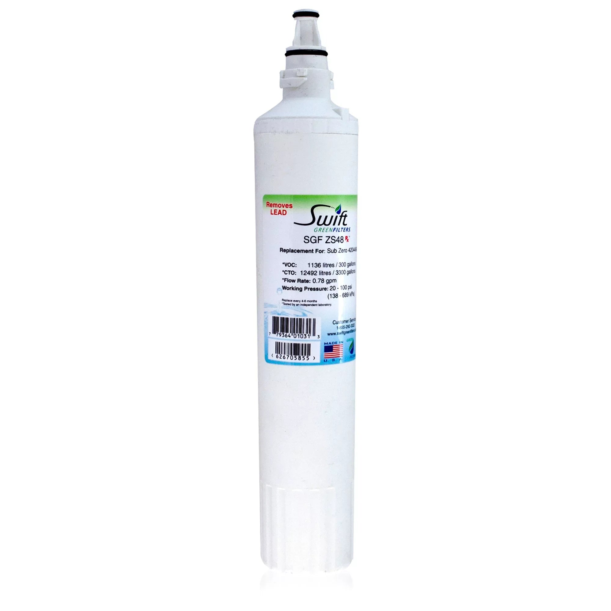 Swift Green's SGF-ZS48 Rx OEM Replacement For Sub Zero 4204496