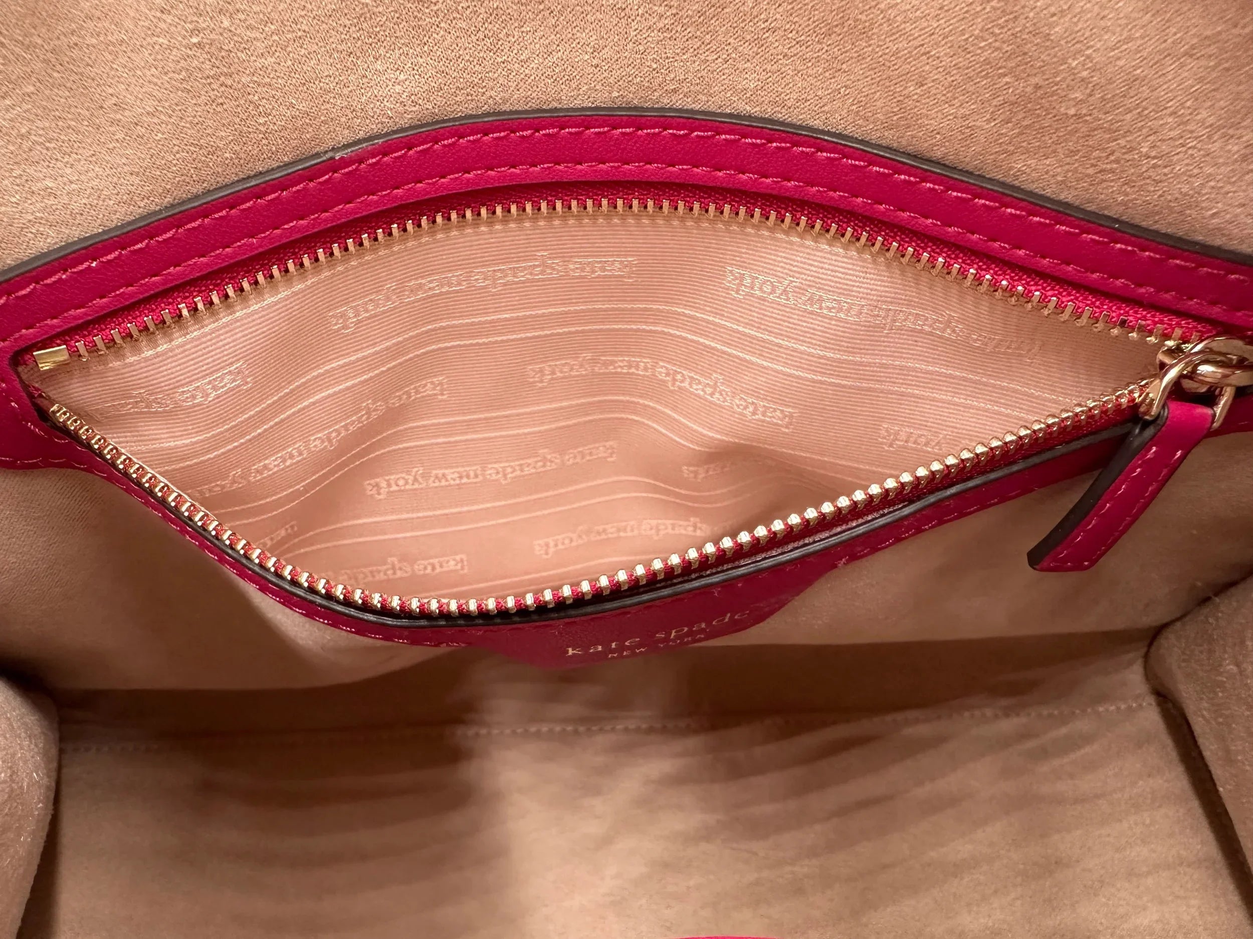 Kate Spade Knott Colorblocked Medium Zip Top Satchel - Renaissance Rose Multi