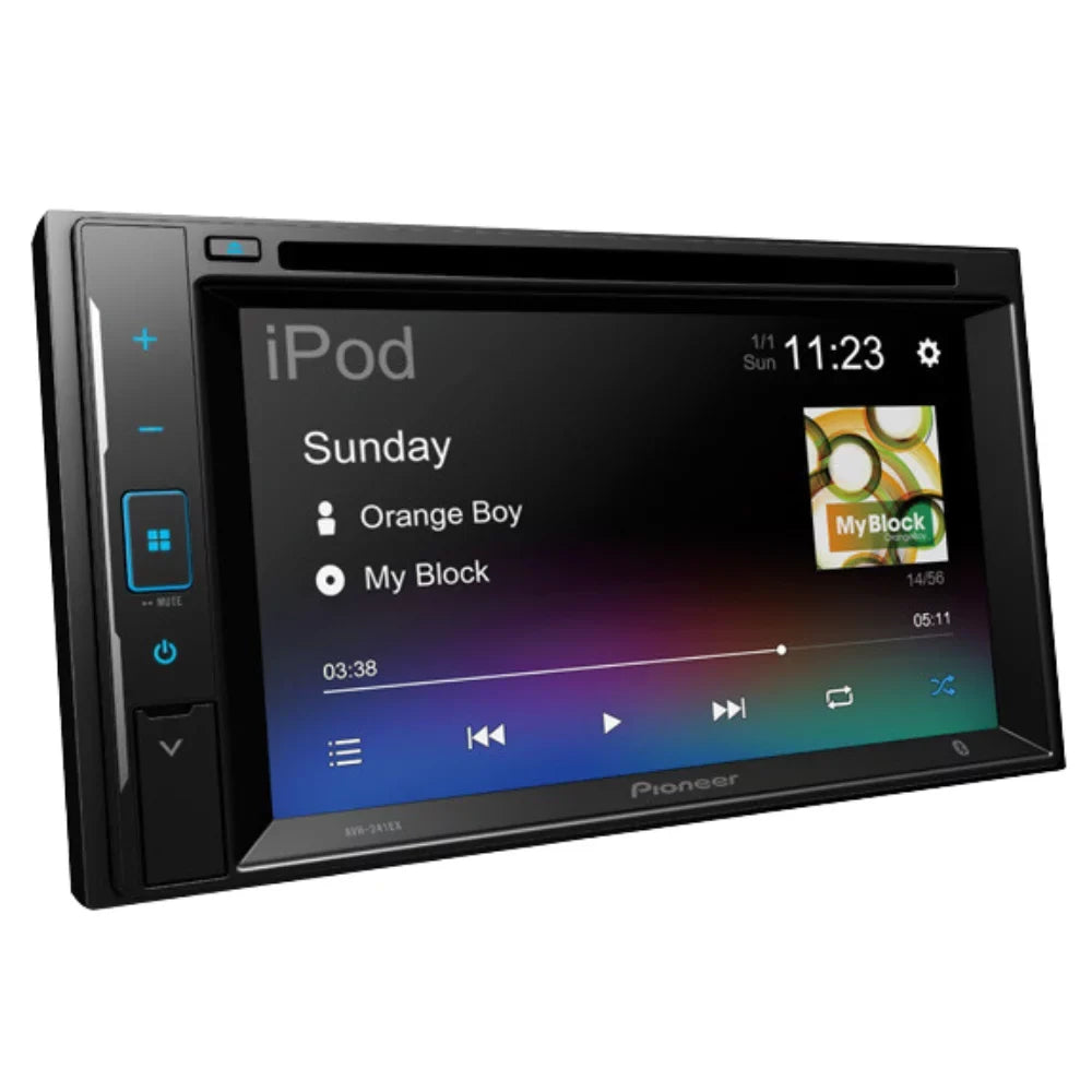 KIT4923 Bundle for 2013-2016 Chevy City Express W/ Pioneer AVH-241EX Double DIN Car Stereo with Bluetooth/Backup Camera/InstalLatitudeion Kit/in-Dash DVD/CD AM/FM 6.2" Touchdisplay Digital Media Receiver