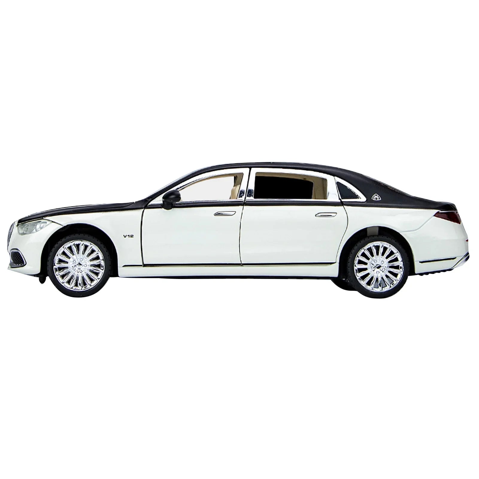 Sound & Light Alloy Metal 1/24 Car Model Gift Collection For Benz Maybach S680