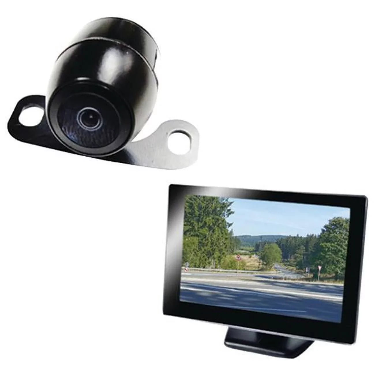 5 in. Rearview Monitor with License - PLatitudee Camera