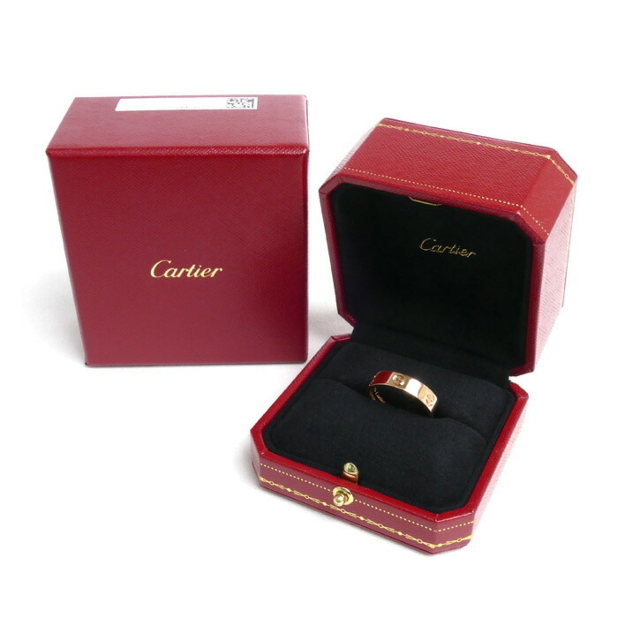 Pre-Owned CARTIER K18PG Pink Gold Love Ring B4084864 Size 23.5 64 7.0g Men's (Good)