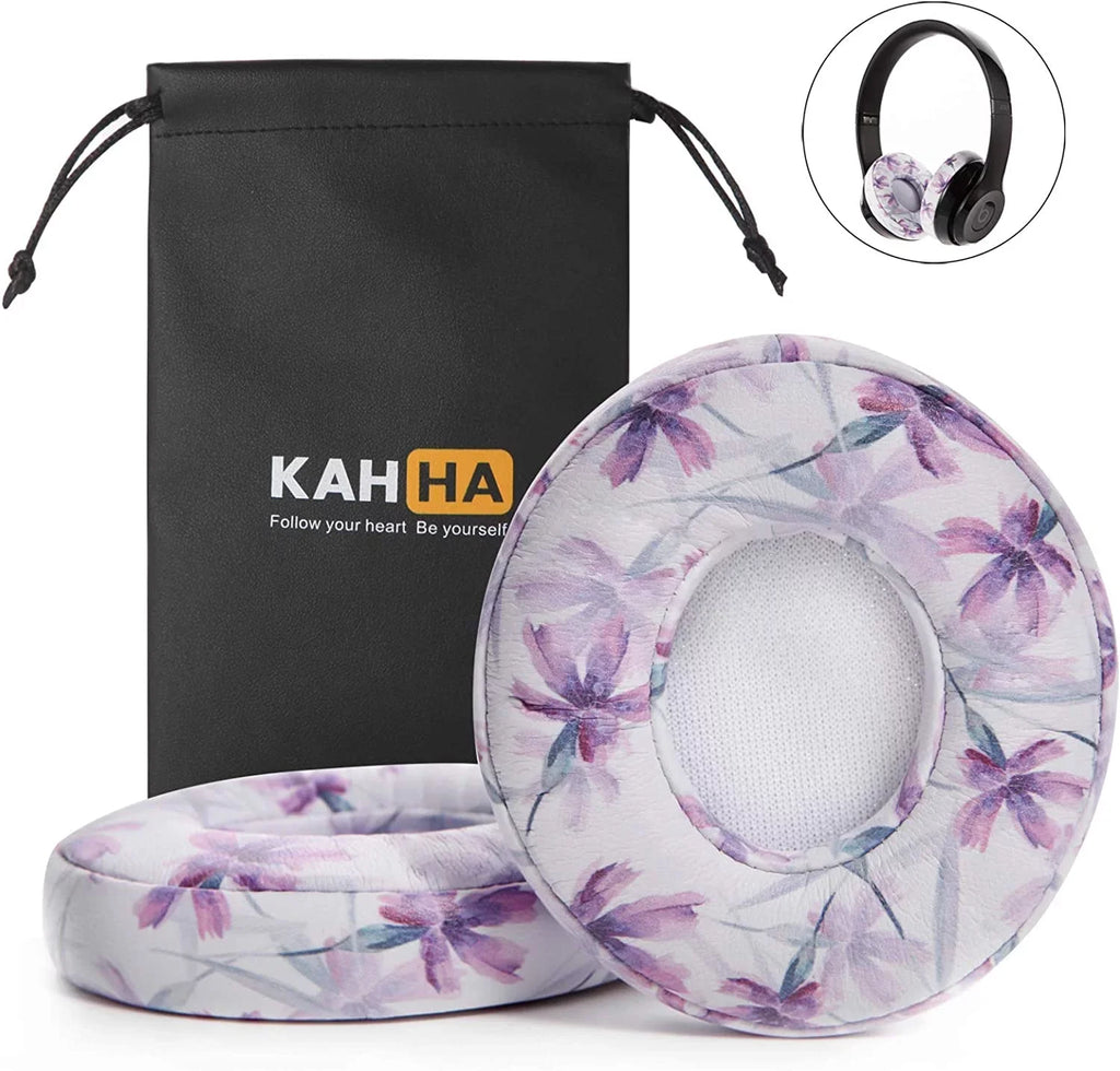 Ear Pads,Replacement earpads with Noise IsoLatitudeion Memory Foam Ear Cushions Compatible with Beats Solo 2 & 3