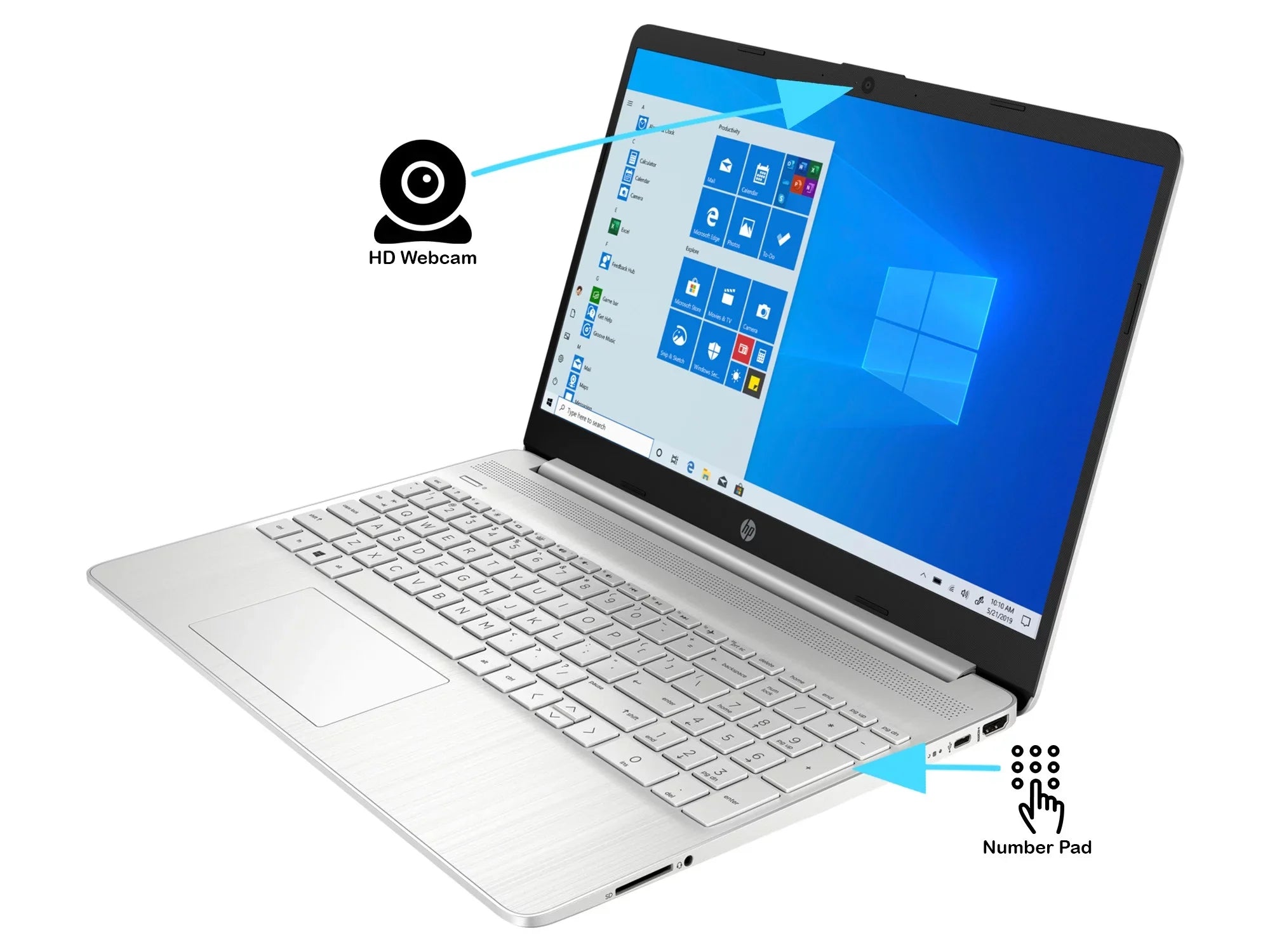 15 Notebook, 15.6" HD Display, Intel Core i5-1135G7 Upto 4.2GHz, 32GB RAM, 1TB NVMe SSD, HDMI, Card Reader, Wi-Fi, Bluetooth, Windows 10 Home