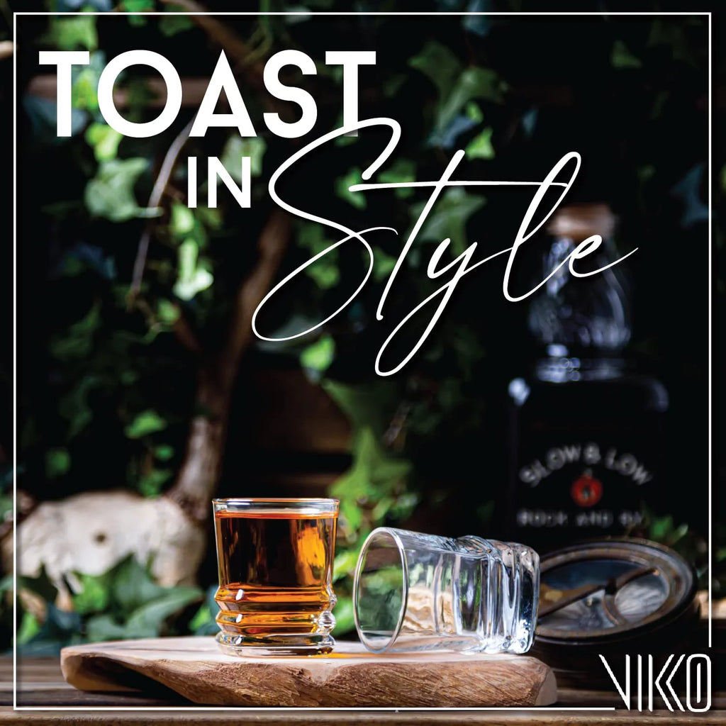 Vikko 1.9 Ounce Shot Glasses, Set of 6 Small Liquor and Spirit Glasses, Durable Tequila Bar Glasses For Alcohol and Espresso Shots, 6 Piece Mini Shooter Glass Set (Chile)
