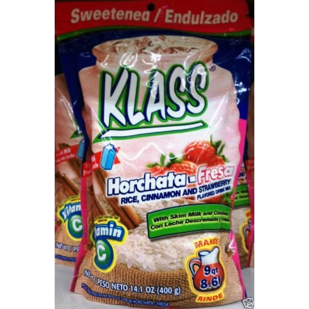 Klass Horchata Strawberry Mix (Pack of 32)