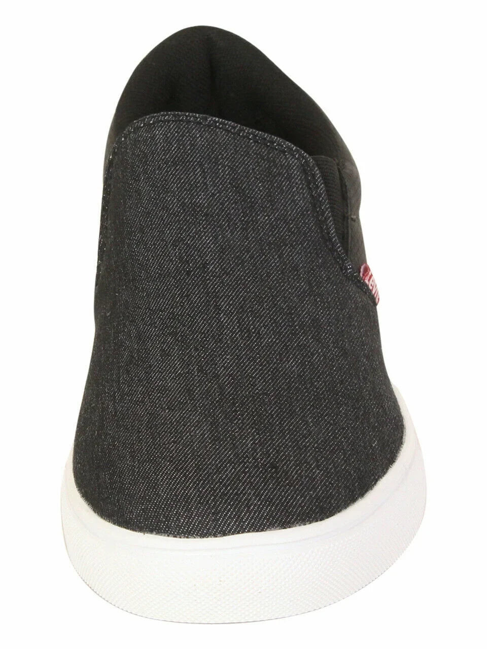 LEVIS JEFFREY 501 SLIP-ON LOW TRAINER SPORT SNEAKERS MEN SHOES BLACK SIZE 11 NEW