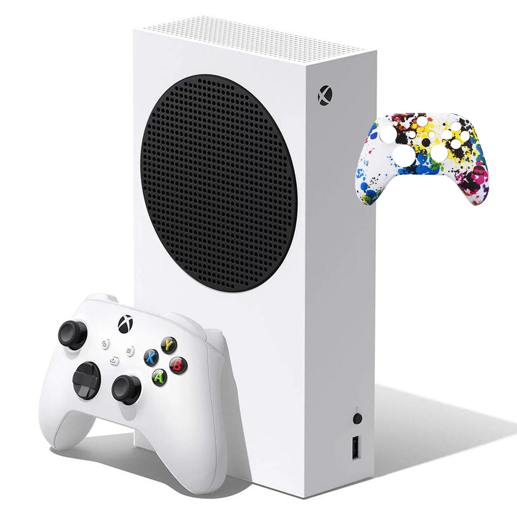 Xbox Series S 512GB SSD All-Digital Console (Disc-free Gaming), Wireless Controller, HDR(High Dynamic Range), Up to 120 FPS, 1440p Gaming Resolution, AMD FreeSync