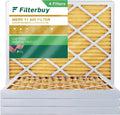Filterbuy 16x18x2 MERV 11 Pleated HVAC AC Furnace Air Filters (4-Pack)