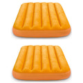 Intex Cozy Kidz Bright & Fun-Colored InfLatitudeable Air Bed w/ Carry Bag (2 Pack)